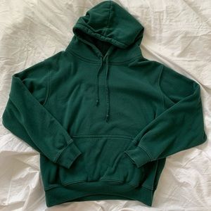 brandy melville green hoodie